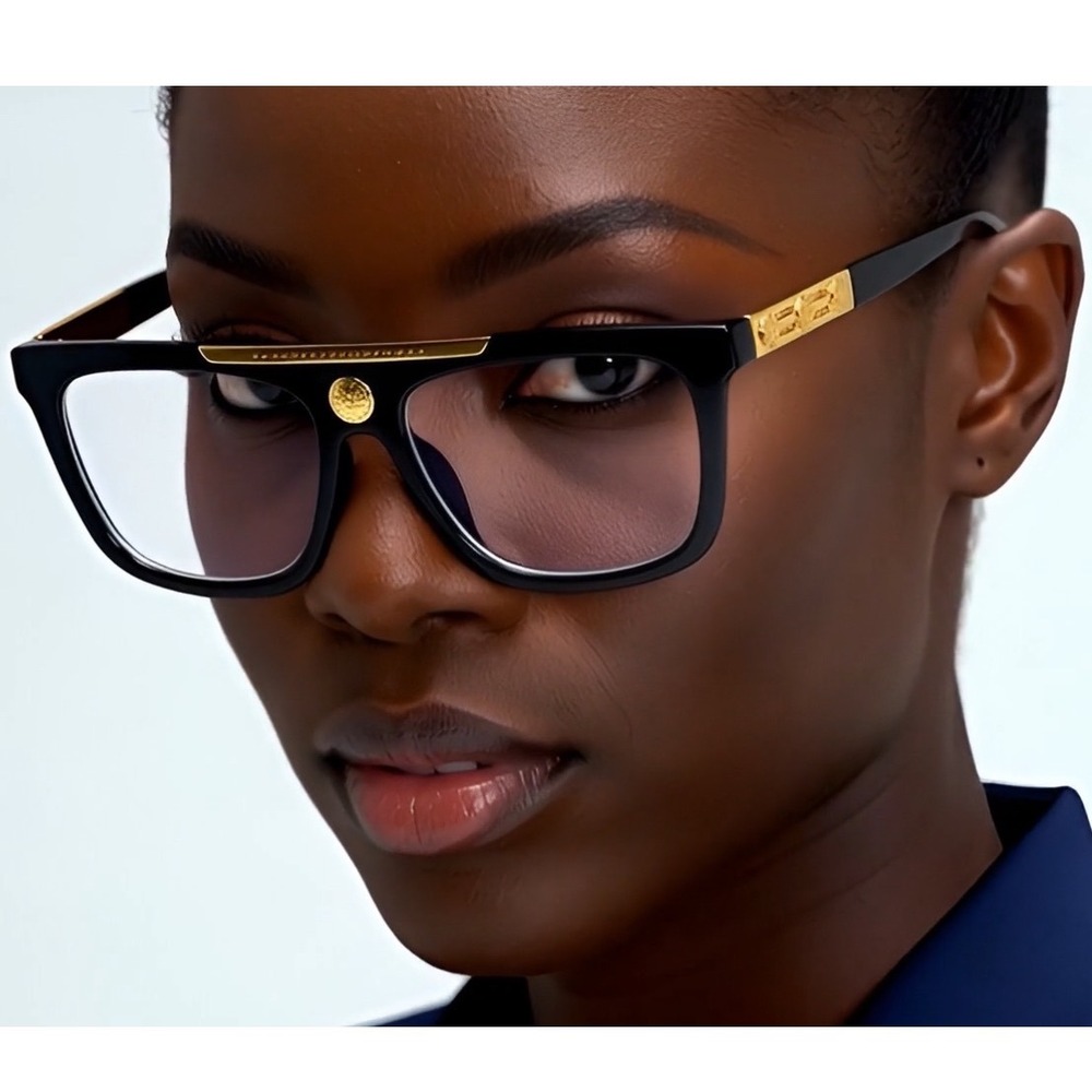 Square Frame Clear Lens Eye Glasses UV‎ Protection Fashion Eyewear Women Lentes